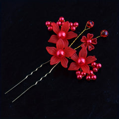 Faux Pearl Hairpin U-shaped Hair Clip Bridal Head Jewelry