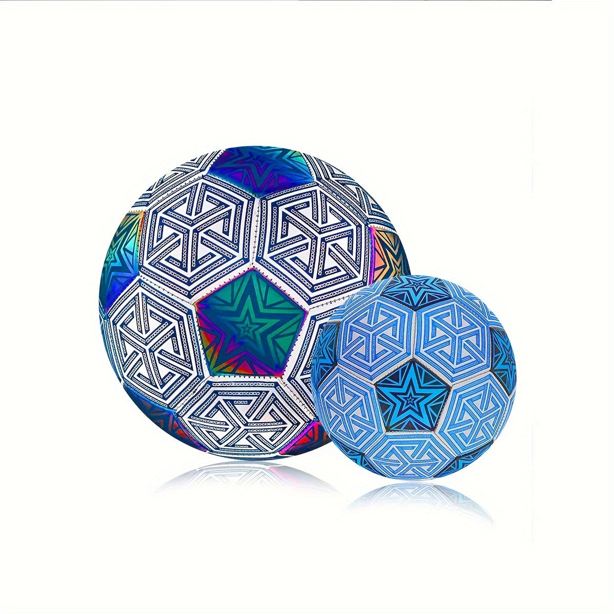 1pc No 5 Reflective Luminous Football for Training and Competition