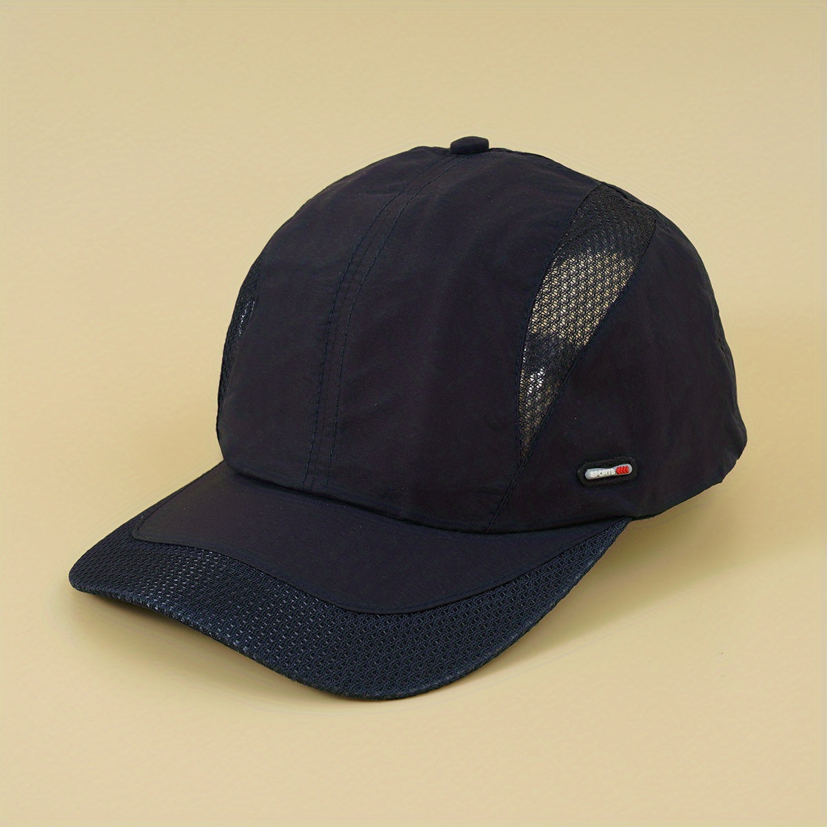 Solid Mesh Baseball Cap Thin Quick Drying Outdoor Sports Hat Adjustable