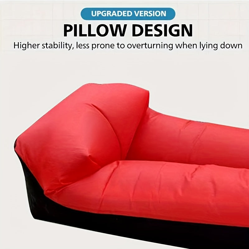 Portable Inflatable Sofa Folding Air Bed Camping Mattress Outdoor Travel Camping