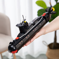 Submarine Building Block Model Kit ABS Plastic Construction Toy Set