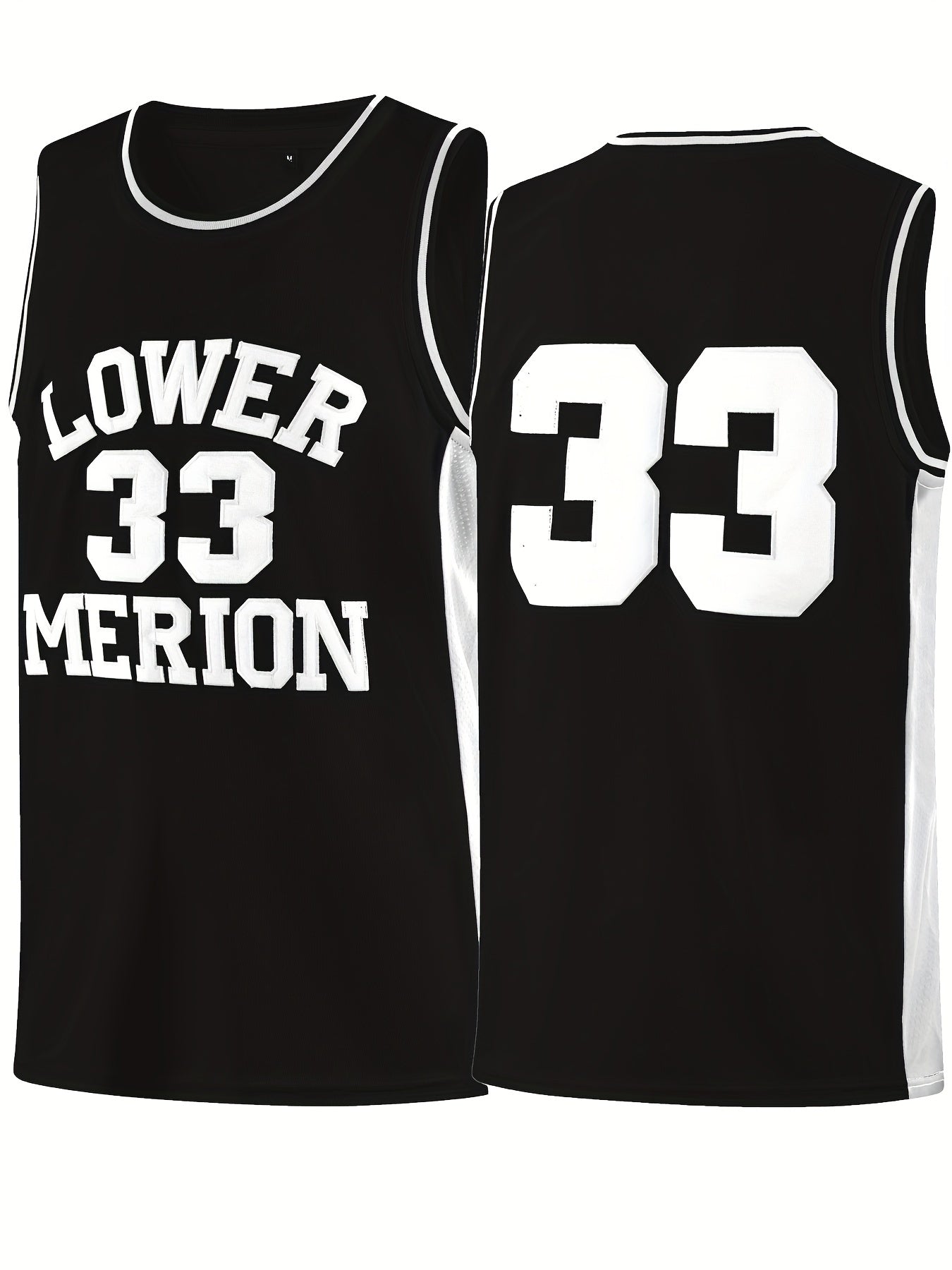 Men's 33 Embroidered Basketball Jersey Retro Breathable Stitched Sports Uniform