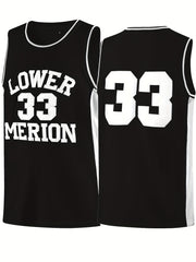 Men's 33 Embroidered Basketball Jersey Retro Breathable Stitched Sports Uniform