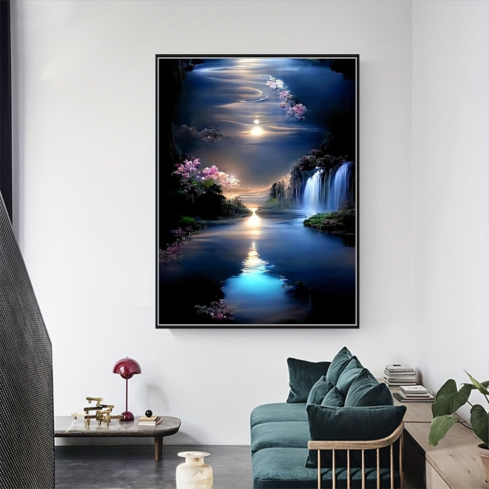 Night Scenery Diamond Painting Kit for Living Room Bedroom Study