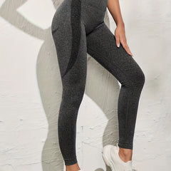 Seamless Knitted Tight Sports Leggings for Yoga Running