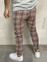 Men's Plaid Casual Slacks
