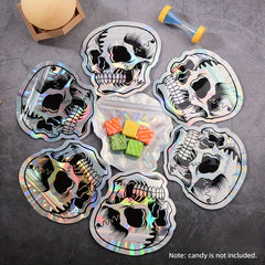 10pcs Halloween Skull Candy Packaging Bags Party Gift Self sealing Bags