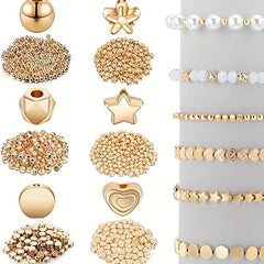 1200pcs Small Hole Beads Face cut Beads CCB Set DIY Making Jewelry Bags