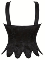 Waist Shaping Tied Shapewear Bustiers Gothic Corset Tank Top