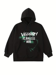 Men's Creative Letter Print Hoodie