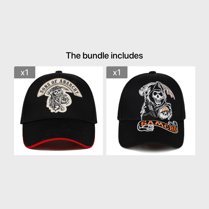 Embroidered Skull Snapback Hat For Men&Women Bone Gorra Casquette Cap