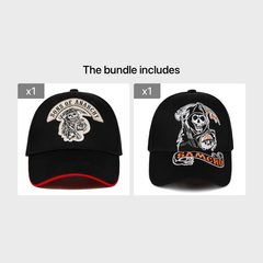Embroidered Skull Snapback Hat For Men&Women Bone Gorra Casquette Cap