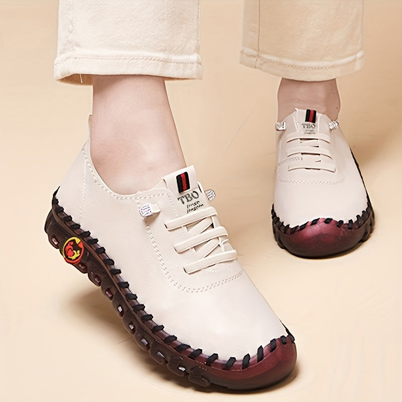 Round Toe Loafers Shoes Lightweight Comfortable Breathable Skate Shoes
