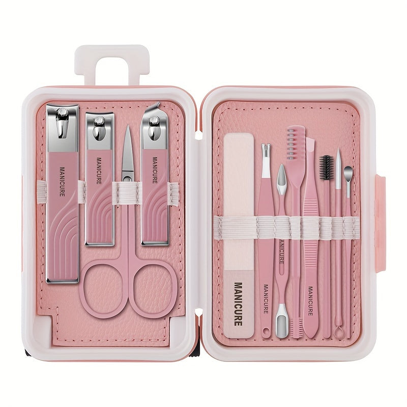 12pcs Nail Clippers Fingernail & Toenail Cutter Scissor Manicure Tool