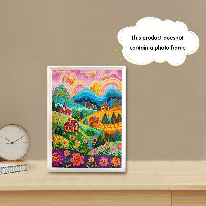 1000pcs Landscape Art Jigsaw Puzzle 70x50cm - Intermediate Challenge