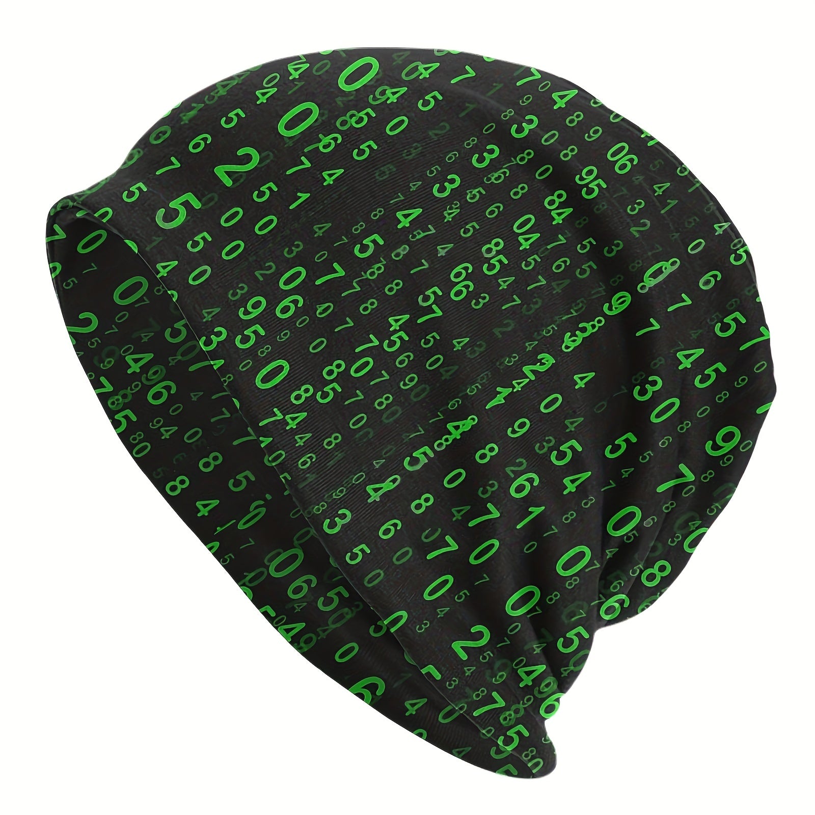 The Matrix Green Beanies for Autumn & Spring, Unisex Beanie Hats