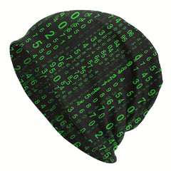 The Matrix Green Beanies for Autumn & Spring, Unisex Beanie Hats