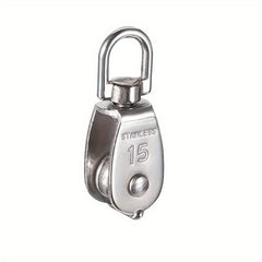 1pc Stainless Steel Pulley Fixed Pulley Crane Wire Rope Pulley Lifting Pulley