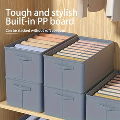 1pc Pants Storage Box Closet Clothing Organizer Underwear Bedroom Organization