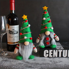 Christmas Tree and Dwarf Plush Doll Set