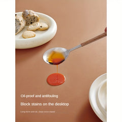 Waterproof Rectangle Tablecloth Stain Resistant for Home Decor with Mesh