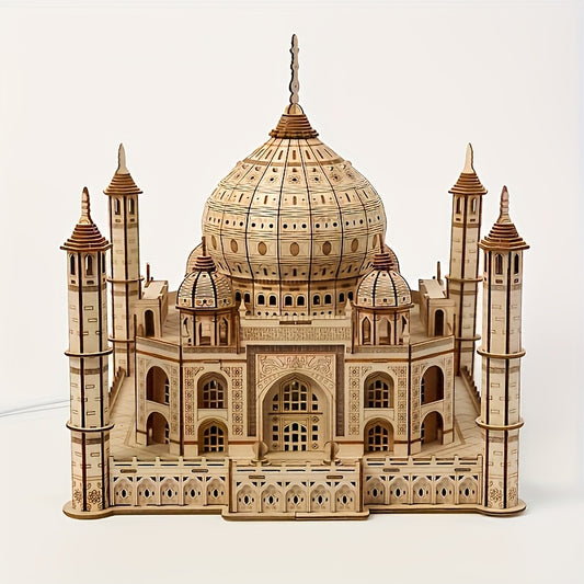 Islamic Architecture Wood Puzzle Kit DIY Craft Hobbyists