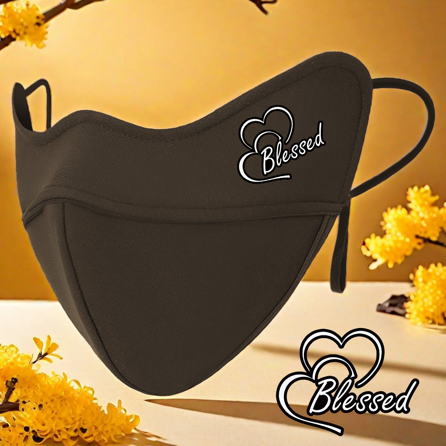 3D Warm Mask with 8236 Pattern Print for Cold Protection
