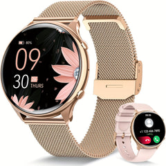 Women's Wireless Call Smartwatch, 120 Sports Modes, IP67 Waterp