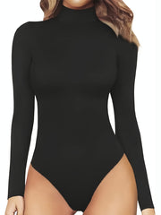 Women's Turtle Neck Long Sleeve Bodysuit