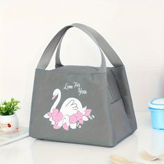 Cartoon Tote Bento Bag Thermal Insulated Lunch Bag Portable Picnic Bag