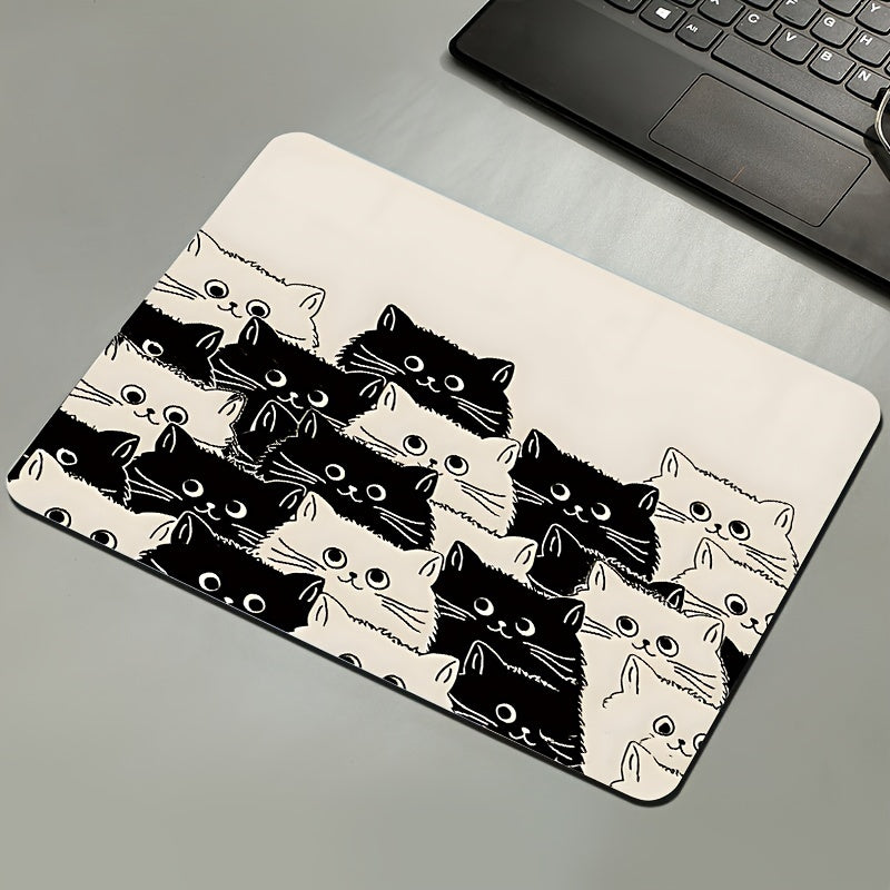 Cat Mouse Pad Office Desk Pad For Computer Keyboard Cartoon Desk Pad
