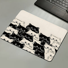 Cat Mouse Pad Office Desk Pad For Computer Keyboard Cartoon Desk Pad