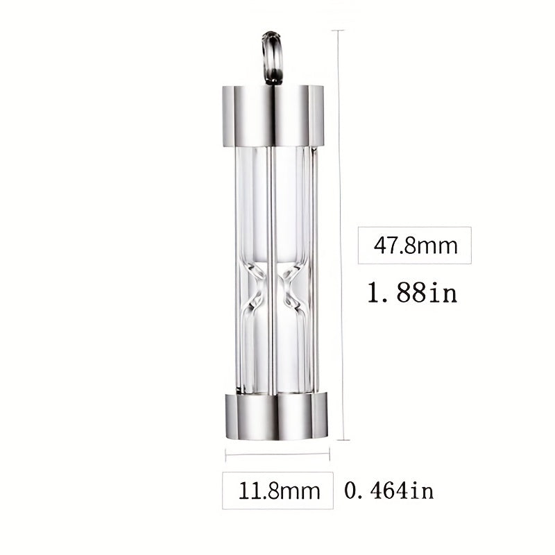 Cremation Jewelry Customize Cylinder Urn Pendant Keepsake Necklace