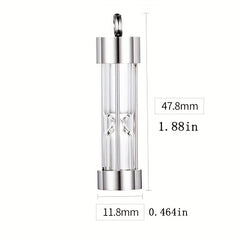 Cremation Jewelry Customize Cylinder Urn Pendant Keepsake Necklace