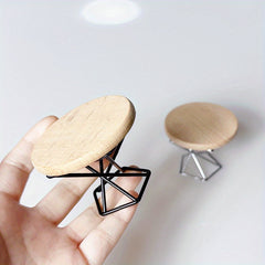 1:12 Dollhouse Furniture Set Tea Table & Armchair Micro Scene Decor