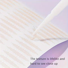 Waterproof Double Eyelid Stickers with Tweezers - Natural Adhesive Eyelid Patch