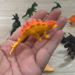 12pc Realistic Dinosaur Toy Set T Rex Triceratops Brachiosaurus Veloci