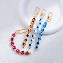 DIY Evil Eyes Lucky Keychain for Woman and Men
