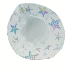Star Print Bucket Hat Hip Hop Basin Hat Lightweight Foldable Fisherman Cap