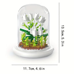 DIY Jasmine Flower Building Block Toy Set