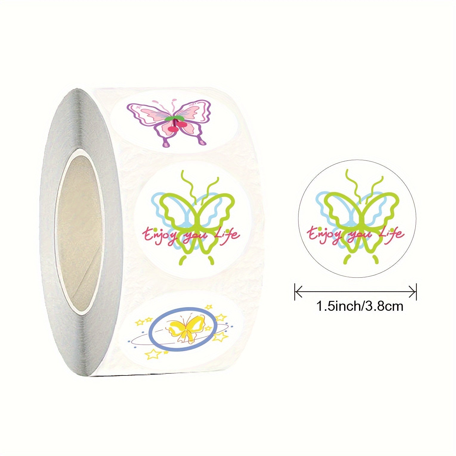 200pcs Butterfly Animal Stickers Water Bottle Laptop Phone Gift