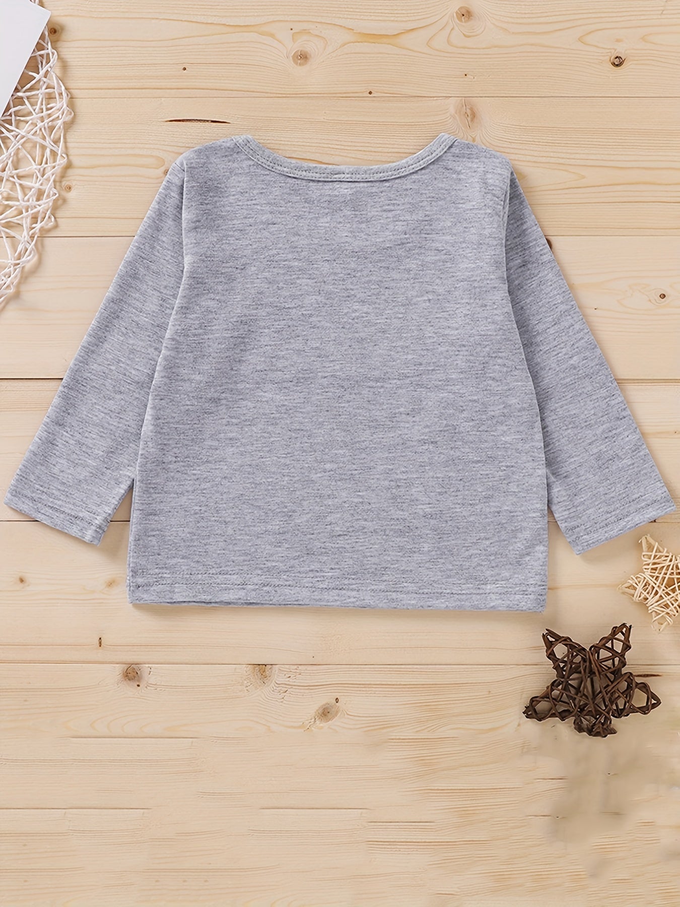 Kid's All Match Round Neck Pullover Top Long Sleeve Casual Sweatshirt