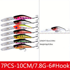 15pcs Crankbaits Fishing Lures Set for Pike Bass Trout Trolling Casting