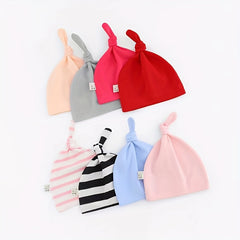 Adjustable Knot Soft Hat For Baby 0-6 Months