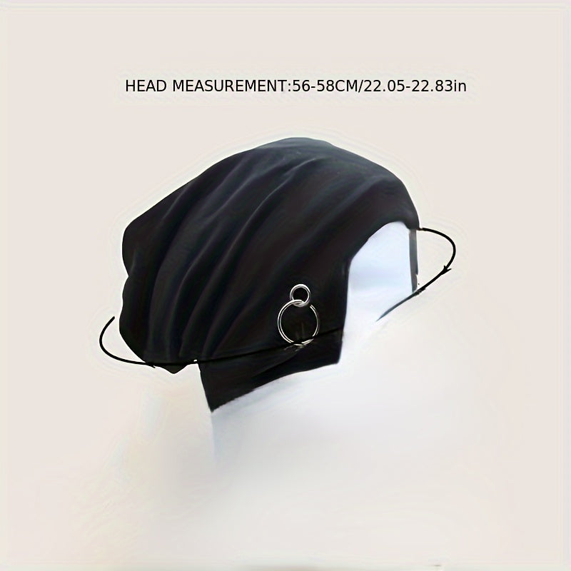 Hip hop Hat Thin Knitted Hat Solid Beanie Cap