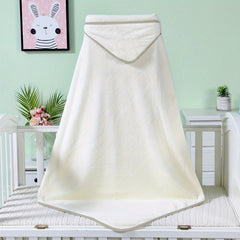 Soft & Absorbent Coral Fleece Baby Hooded Towel