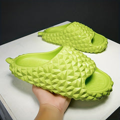 Durian Shape Slippers For Men Lightweight Open Toe Slippers