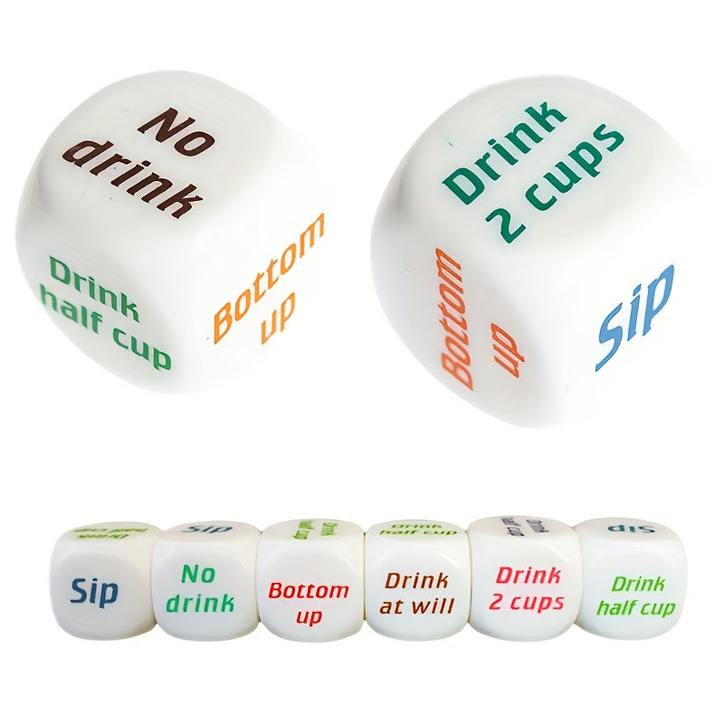10PCS Drinking Dice Halloween Party Supplies