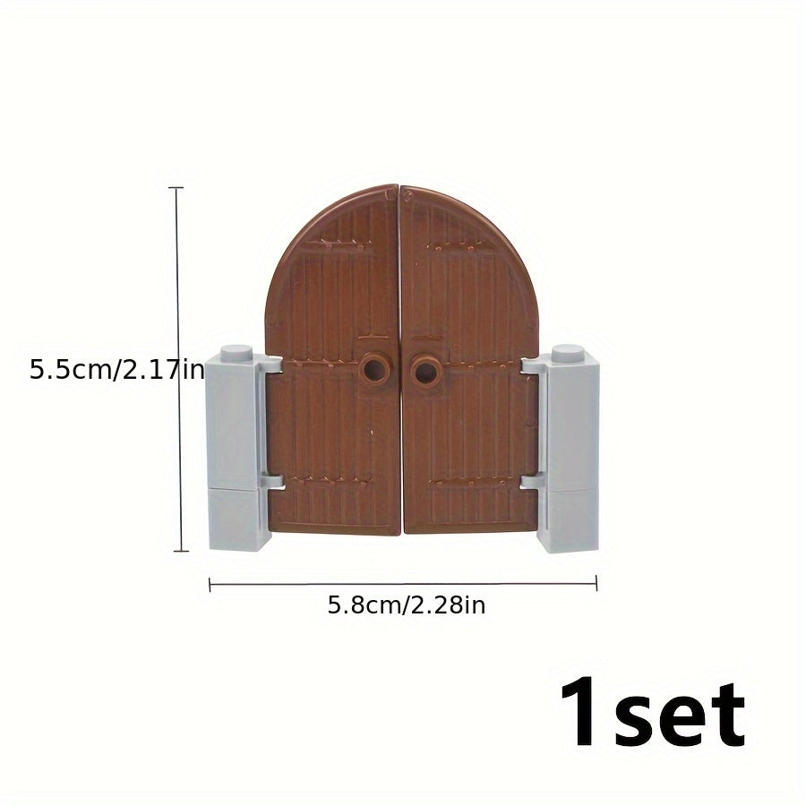 MOC Bricks 2400 87601 1x5x10 Door Building Blocks Gate DIY