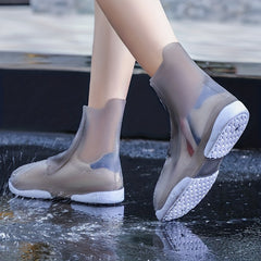 Waterproof Anti slip Shoe Cover Reusable for Women in Rainy Days
